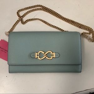 NWT Kate Spade Chain Clutch